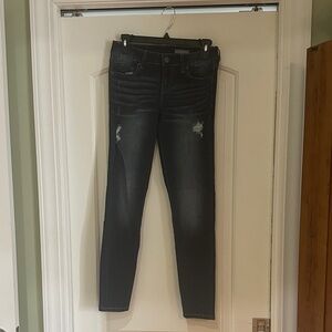 Aeropostale Women's Charcoal Skinny Jeans